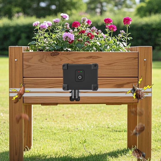 TEDURA Elektrischer Schneckenzaun (2er-Set)