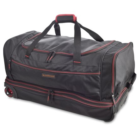 welltravel Jumbo Reisetasche rot/schwarz