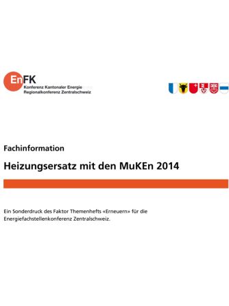Heizungsersatz mit den MuKEn 2014