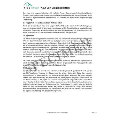 Merkblatt inkl. Checkliste «Kauf von Liegenschaften»