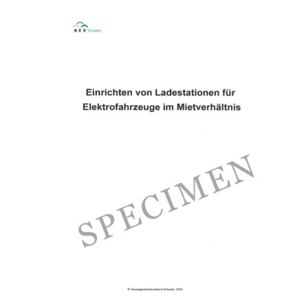 Merkblatt für das Einrichten von Ladestationen für Elektrofahrzeuge im Mietverhältnis