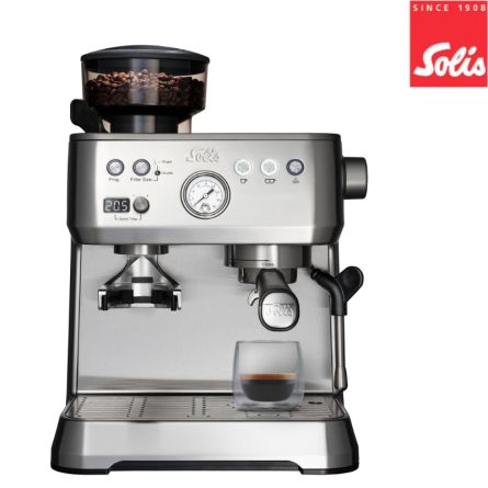 Solis Kaffeevollautomat Grind & Infuse Perfetta-Gray
