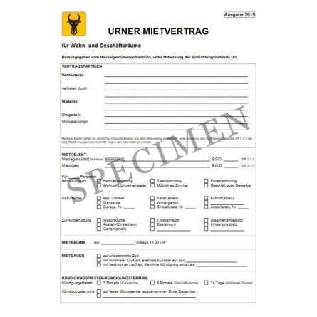 Mietvertrag für Wohn- und Geschäftsräume (Kanton Uri)